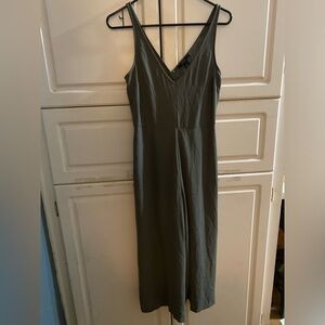 Forever 21 Olive Jumpsuit